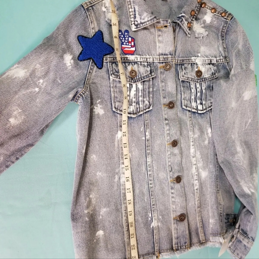 Tinsel Denim jacket blue women's various sizes NWT - Picture 5 of 12